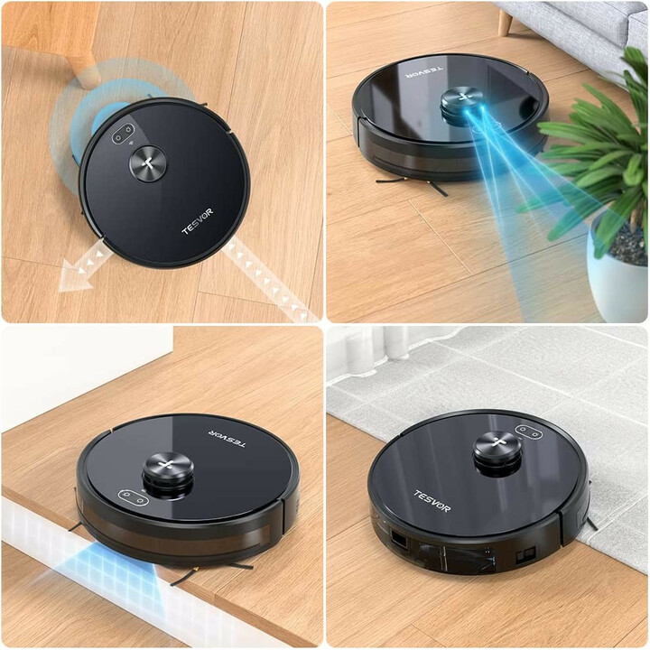 Robotstøvsuger med intelligent laserstyring