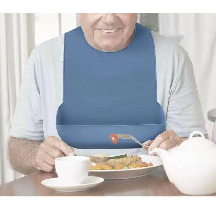 Silikone hagesmæk til voksne