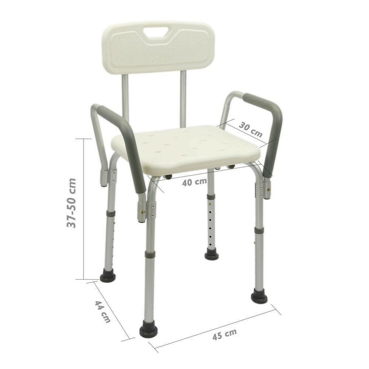 Brusestol med ryglæn og armlæn