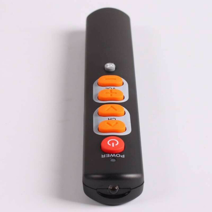 Brugervenlig fjernbetjening til tv