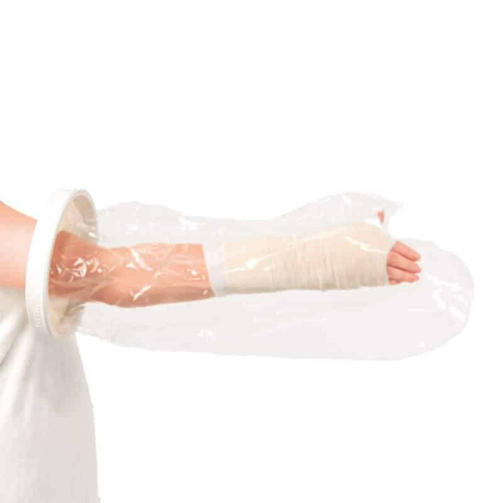 Gips beskyttelsespose - halvdelen af ​​armen