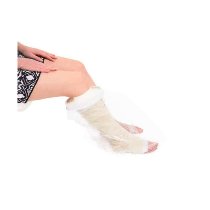 Gips beskyttelsespose til benet - halvdelen af ​​benet