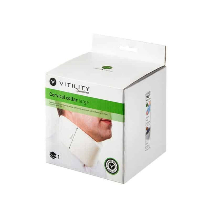 Nakkestøtte til nakke og cervikal rygsøjle - S