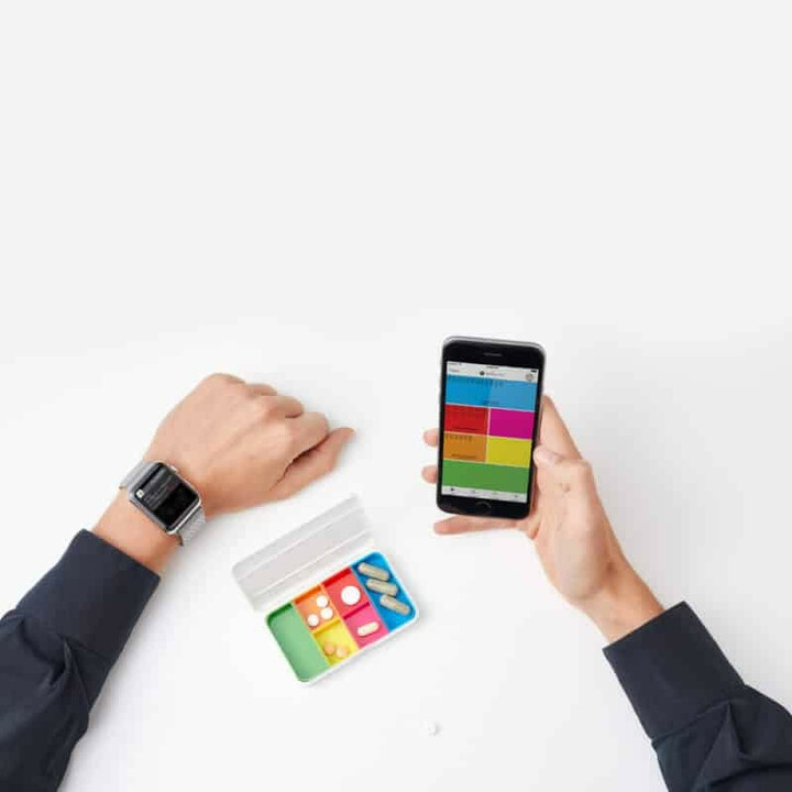 Smart pilleæske - lille hvid