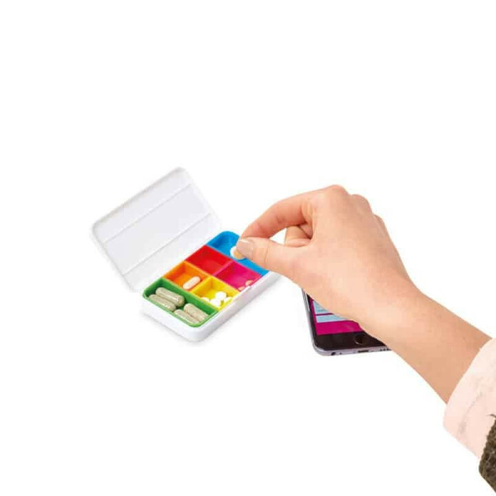 Smart pilleæske - lille hvid