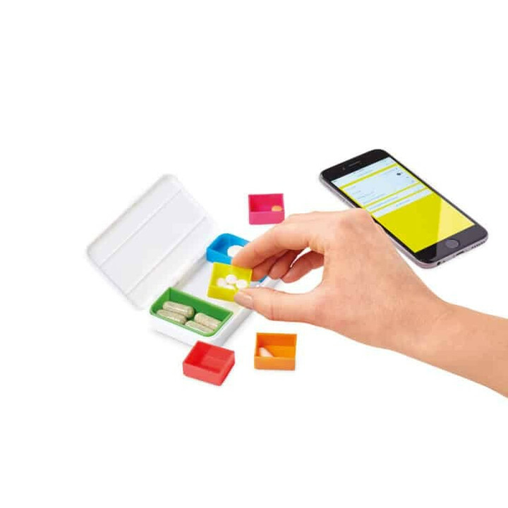 Smart pilleæske - lille hvid