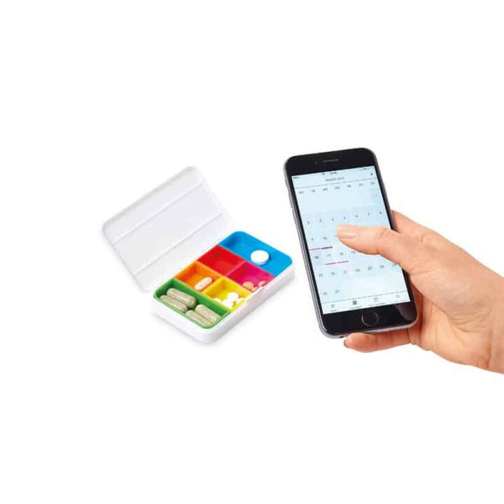Smart pilleæske - lille hvid