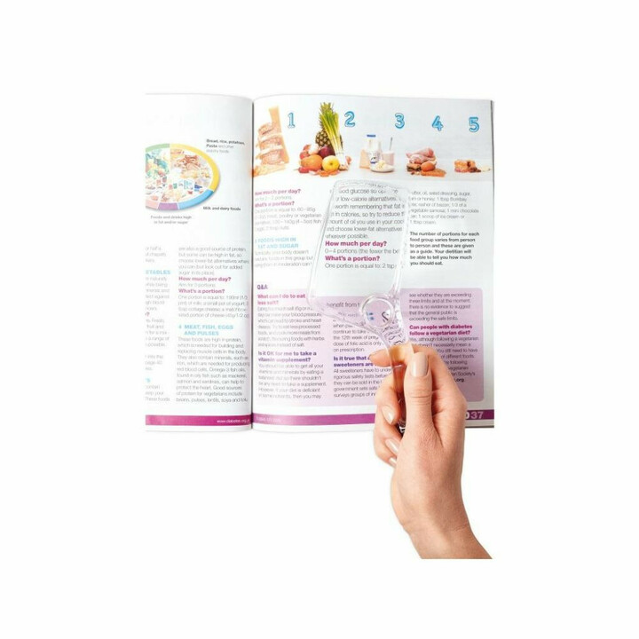 Vinklet forstørrelsesglas