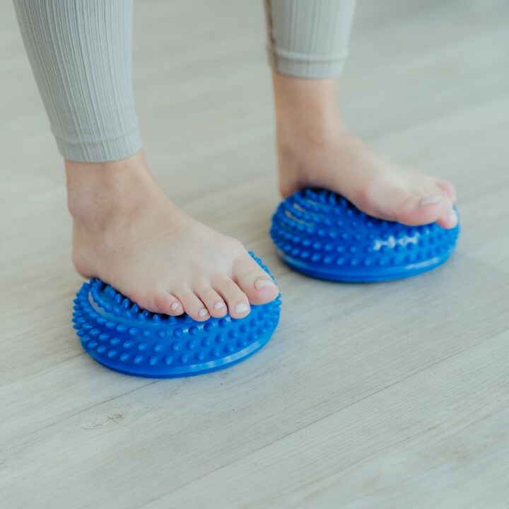 Line Sport harmaat tasapainopallot tasapainoharjoitteluun ja fysioterapiaan 2 kpl