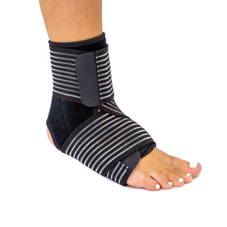 Line Sport joustava nilkkatuki urheiluun musta