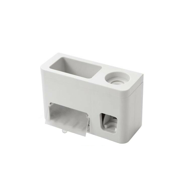 Automatisk tandpastapresser til væggen med børsteholder