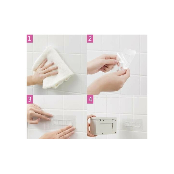 Automatisk tandpastapresser til væggen med børsteholder