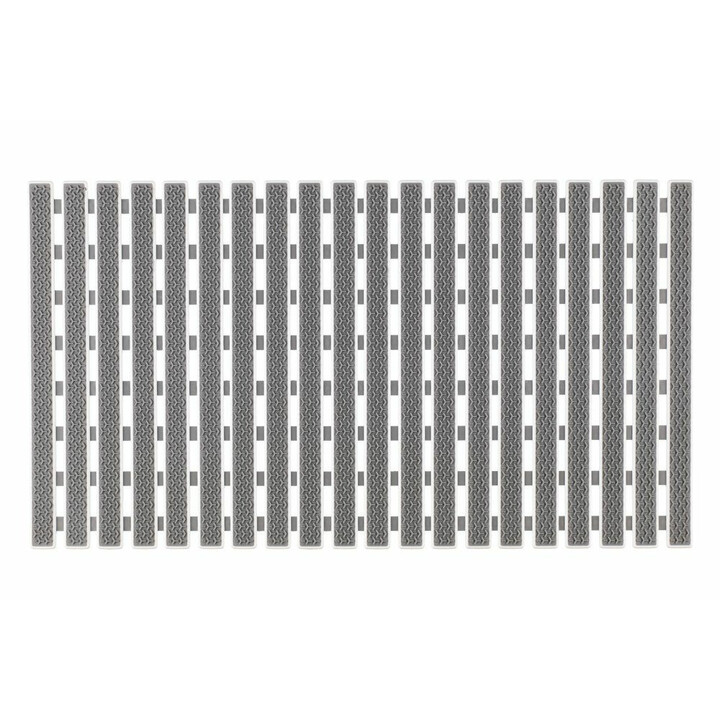 Skridsikker badeværelsesmåtte med sugekopper 69 x 38 cm