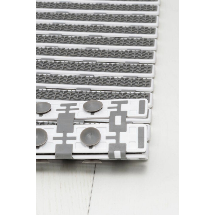 Skridsikker badeværelsesmåtte med sugekopper 69 x 38 cm