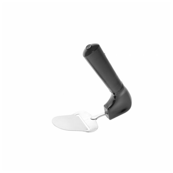 Ergonomisk ostehøvl med lodret håndtag til skånsom skæring