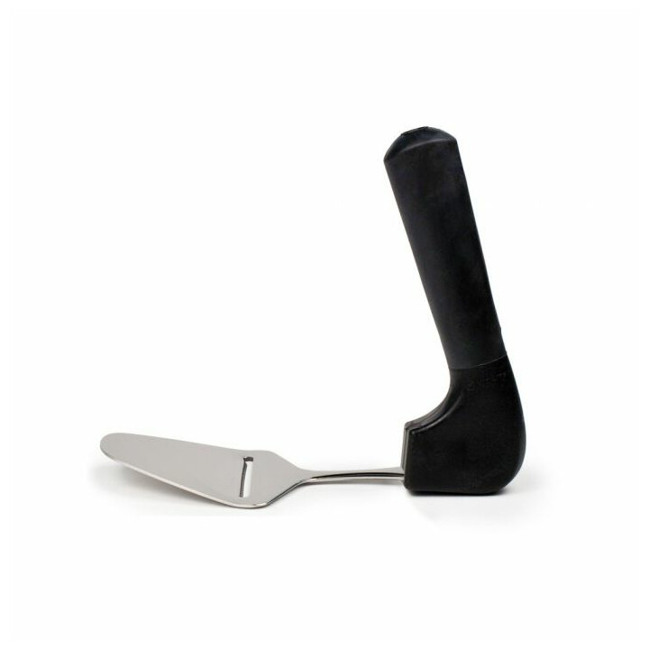 Ergonomisk ostehøvl med lodret håndtag til skånsom skæring