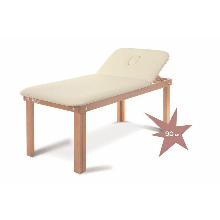 Puinen hoitopöytä Deneb 90cm leveä säädettävällä selkänojalla