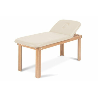 Deneb puinen hoitopöytä terapiaan säädettävällä selkänojalla