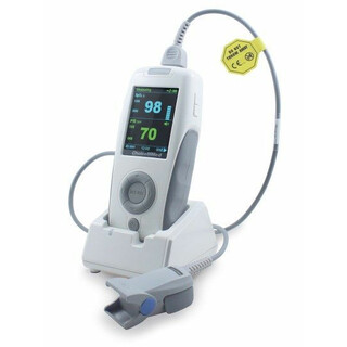 Ammattilaistason pulssioksimetri värinäytöllä ja hälytyksillä kotiin ja sairaalaan