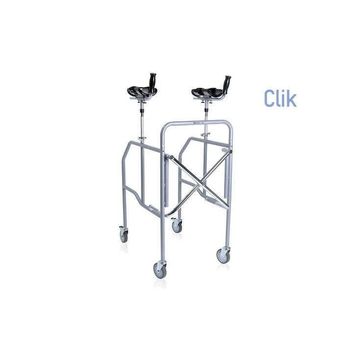 Taittuva teräskävelyteline antibrakiaalisella tuella kyynärvarsille 46 cm