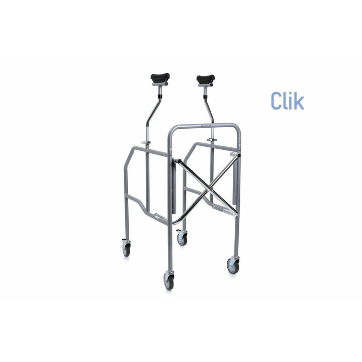 Taittuva kävelyteline olkapäähihnoilla kevyt ja kestävä liikkumisen tuki