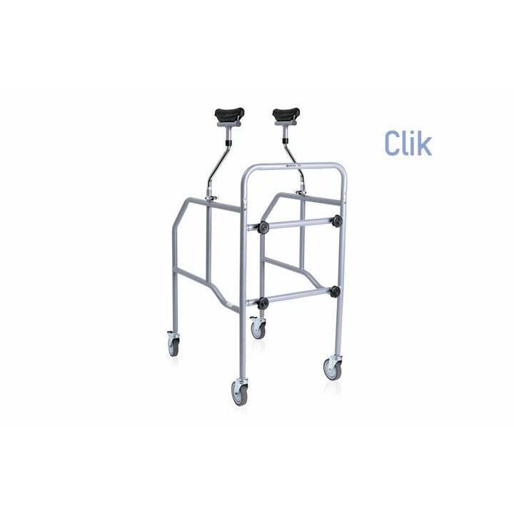 Purettava kävelyteline olkatuella sisäkäyttöön liikkumisen avuksi