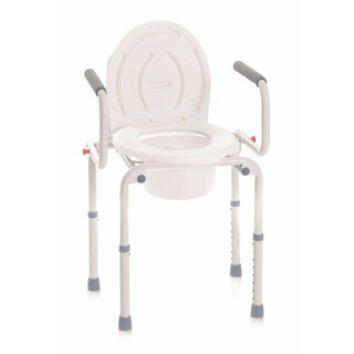 Monipuolinen wc-tuoli ja suihkuistuin säädettävällä korkeudella 4-in-1