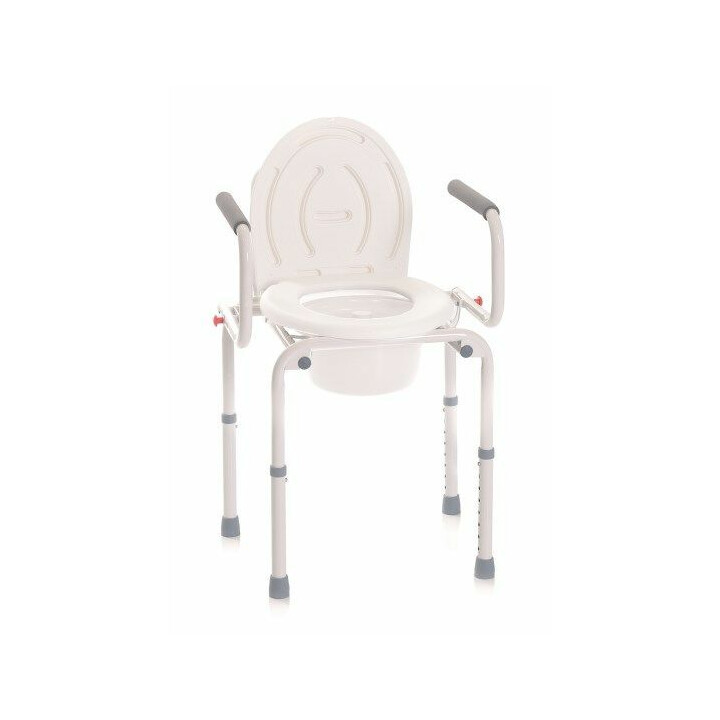 Monipuolinen wc-tuoli ja suihkuistuin säädettävällä korkeudella 4-in-1