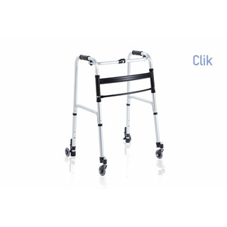 Alumiininen kävelyteline taittuva pyörällinen rollaattori kevyt ja tukeva