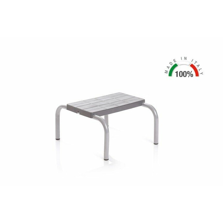 Teräksinen kokoontaitettava askelma liukumattomalla pinnalla 150 kg