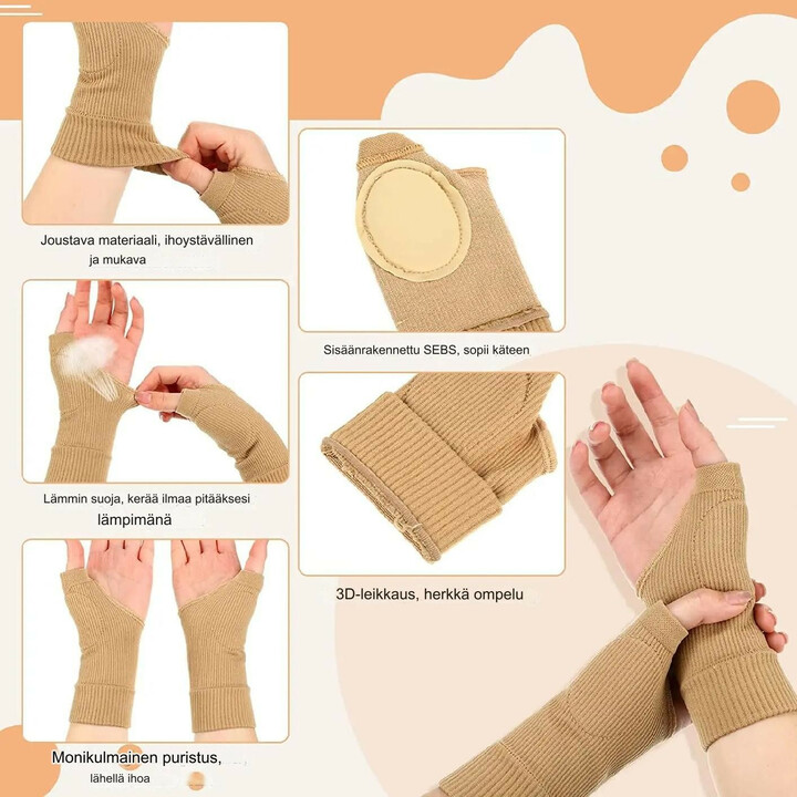 Letvægts tommelfingerstøtte