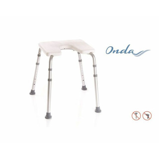 Säädettävä suihkutuoli ilman selkänojaa alumiininen kevyt 110kg