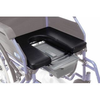 Mukava ergonominen pyörätuolin istuin 45 cm tukevalla rakenteella