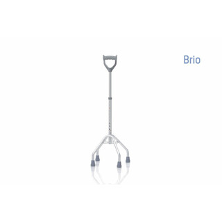 Anatominen nelipistekeppi säädettävällä korkeudella ja suljetulla kädensijalla