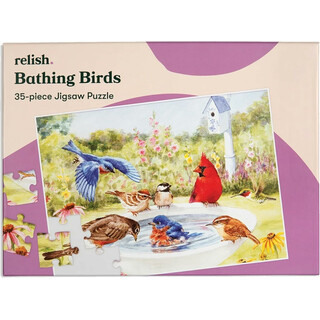 Aktivitets-puslespil til demensramte ældre med store brikker