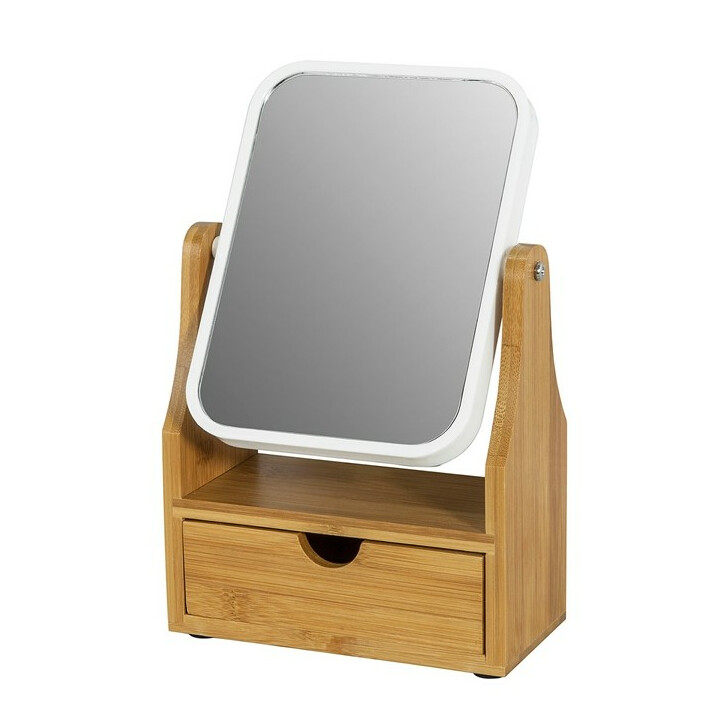 Makeup spejl med æske