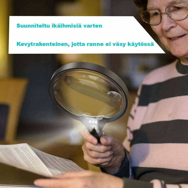 Et stort forstørrelsesglas