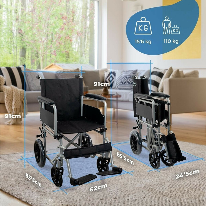 Sammenklappelig kørestol