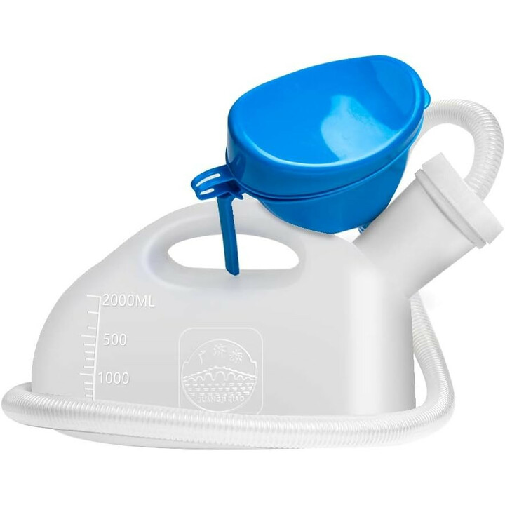 Urinflaske med tank og slange unisex