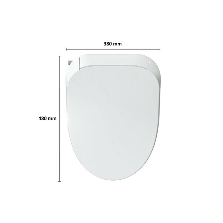 Vask toiletsæde med fjernbetjening