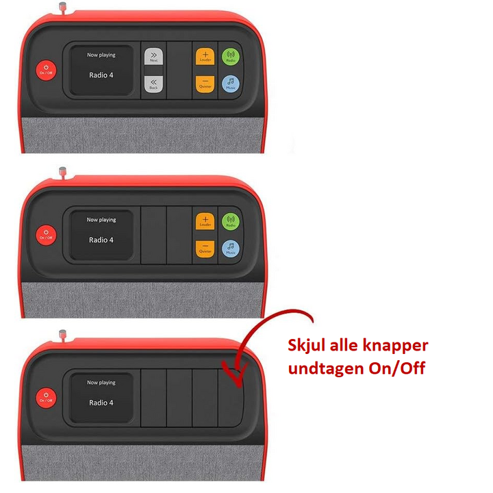 Radio- og musikafspiller, der passer til alle brugere