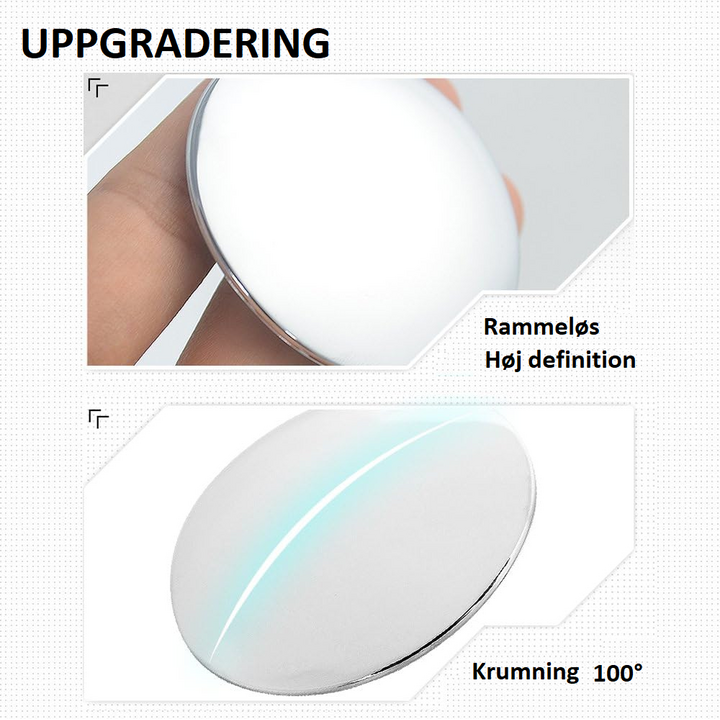 Justerbare blindvinkel spejle til biler