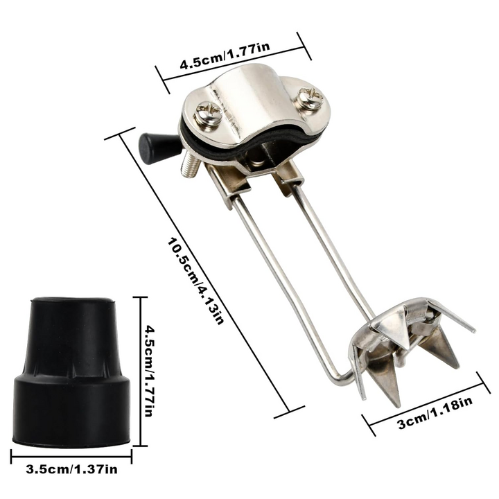 Sammenklappelige iskløer til stave og stokke