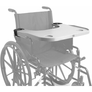 Aftagelig, let kørestolsbakke med kopholder