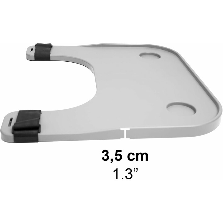 Aftagelig, let kørestolsbakke med kopholder