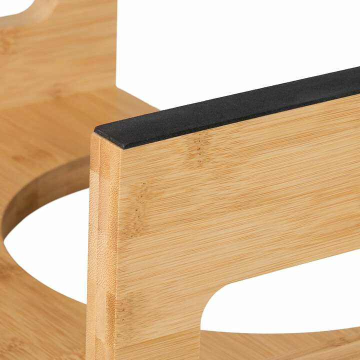 Toiletskammel af bambus til naturlig squat-stilling