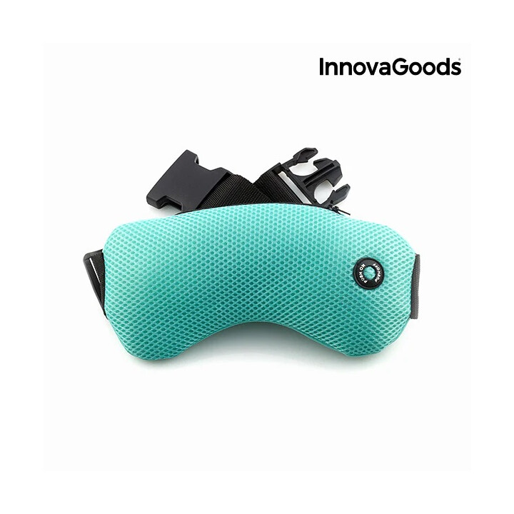 Vibrerende massageapparat med justerbar rem