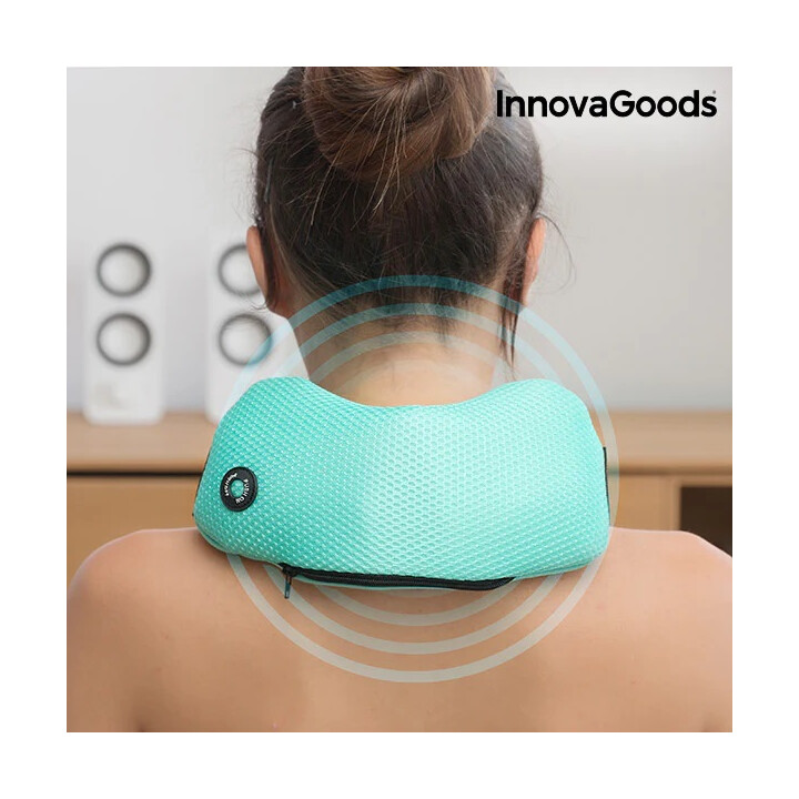 Vibrerende massageapparat med justerbar rem