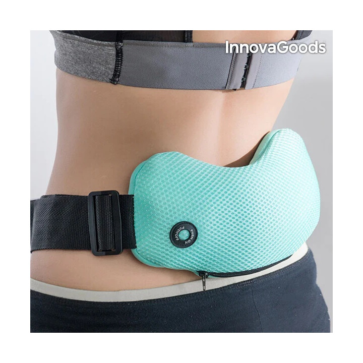 Vibrerende massageapparat med justerbar rem