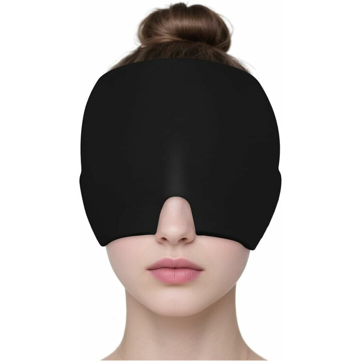 Gelbånd til hovedpine med kold- og varmebehandling